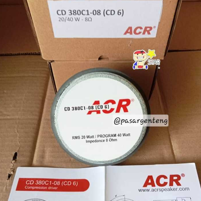 tweeter driver COMPRESSION DRIVER ORI ACR  CD 6 bukan prodigy