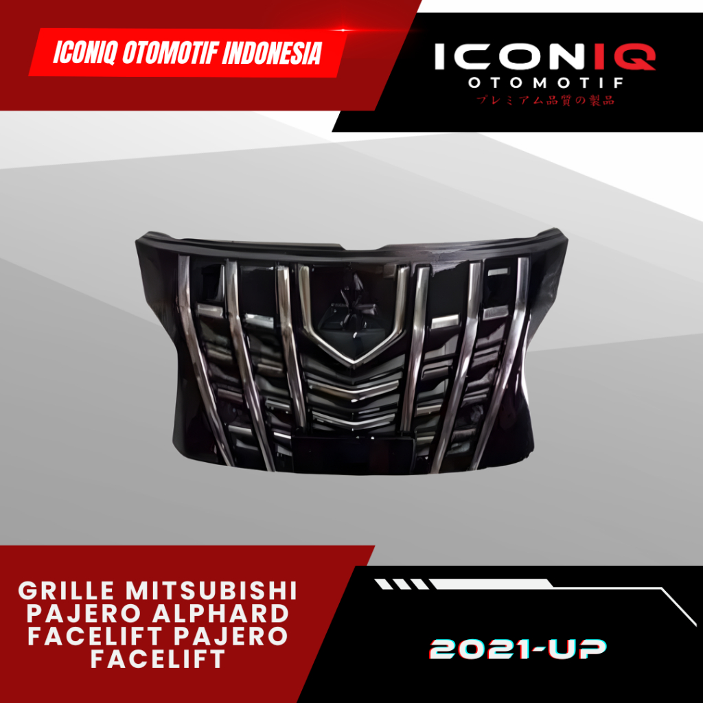 GRILLE MITSUBISHI PAJERO ALPHARD FACELIFT 2021-UP PAJERO FACELIFT