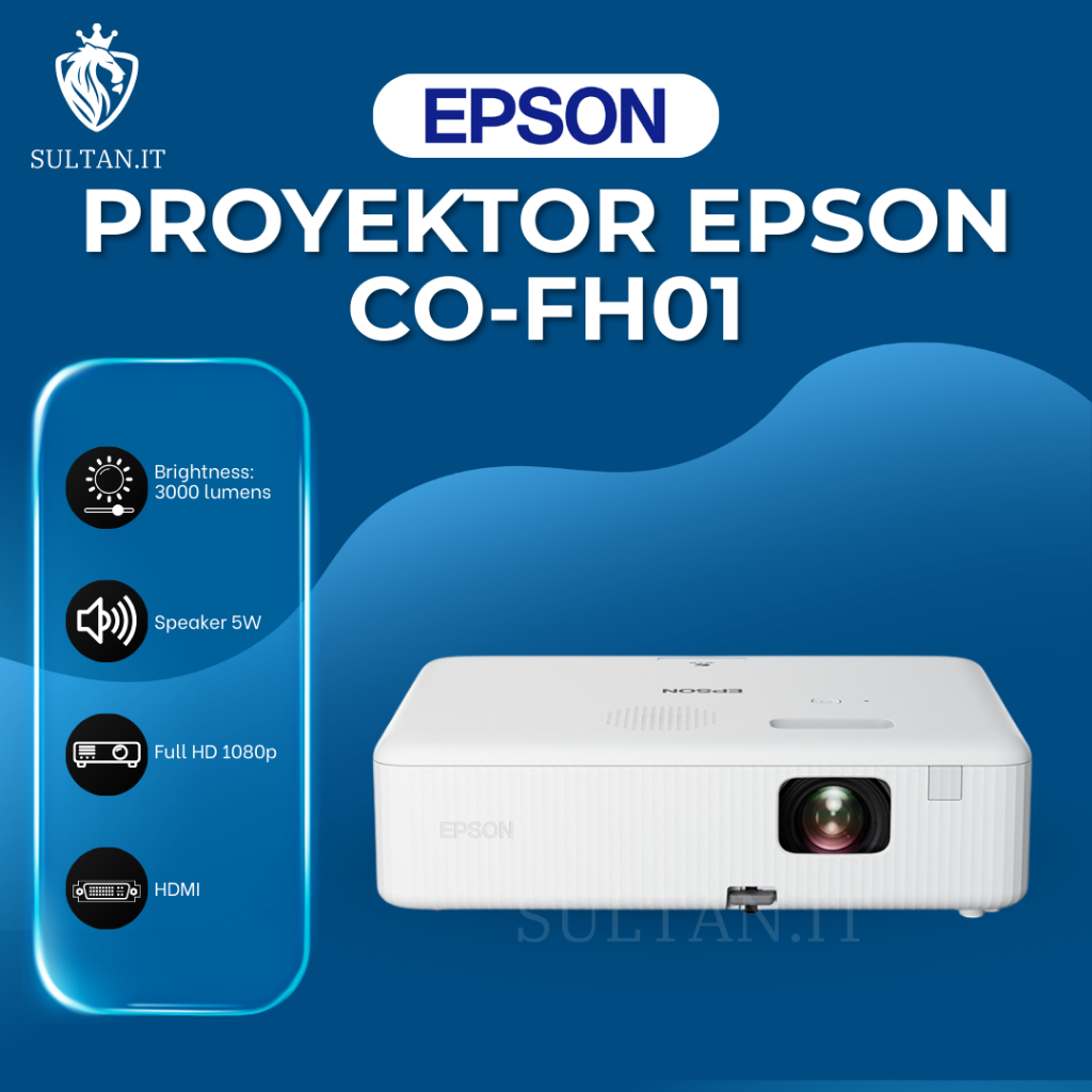 Proyektor CO-FH01 Epson 3000 Lumens 3LCD Original Full HD