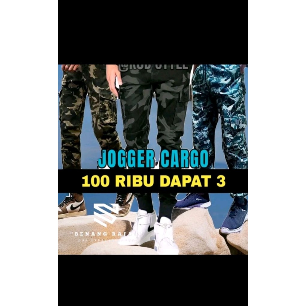 Celana Jogger Panjang Motif Loreng Pria dewasa Pria wanita Motif army Doreng Jogger Cargo Sport Jogg