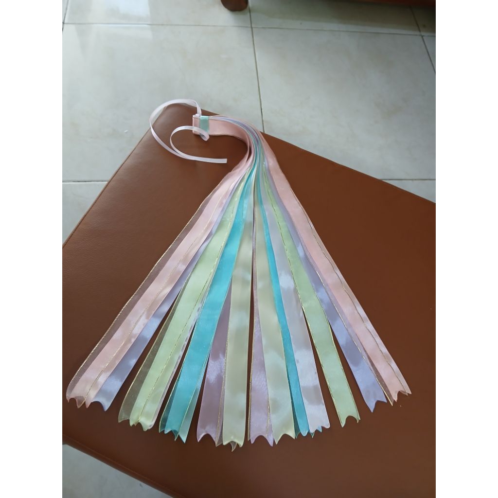 RUMBAI TAMBORIN PASTEL/ TAMBORIN GEREJA / PASTEL TASSEL TAMBOURINE