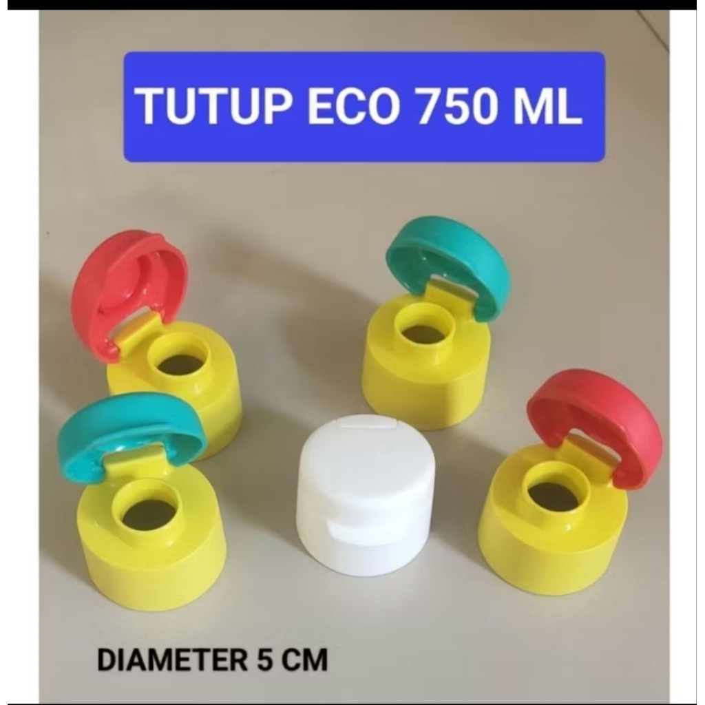 Tutup flip eco 750 ml Tupperware