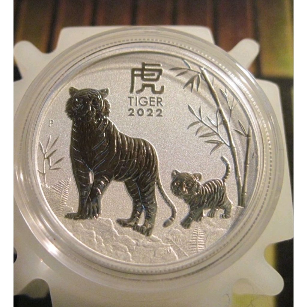 Koin Perak Lunar Tiger 2022 1 oz Pertmint