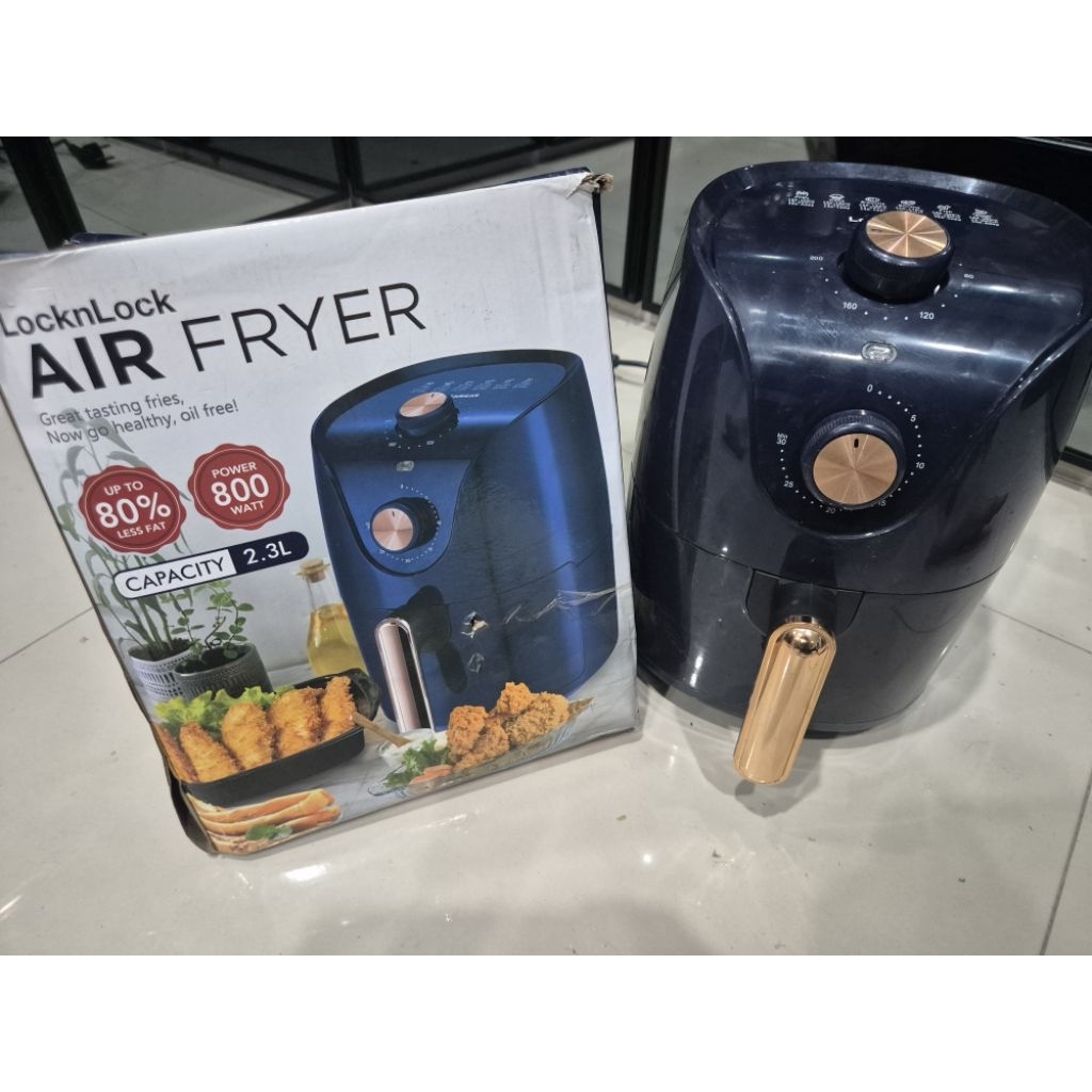 Air Fryer LocknLock second preloved 2.3 liter