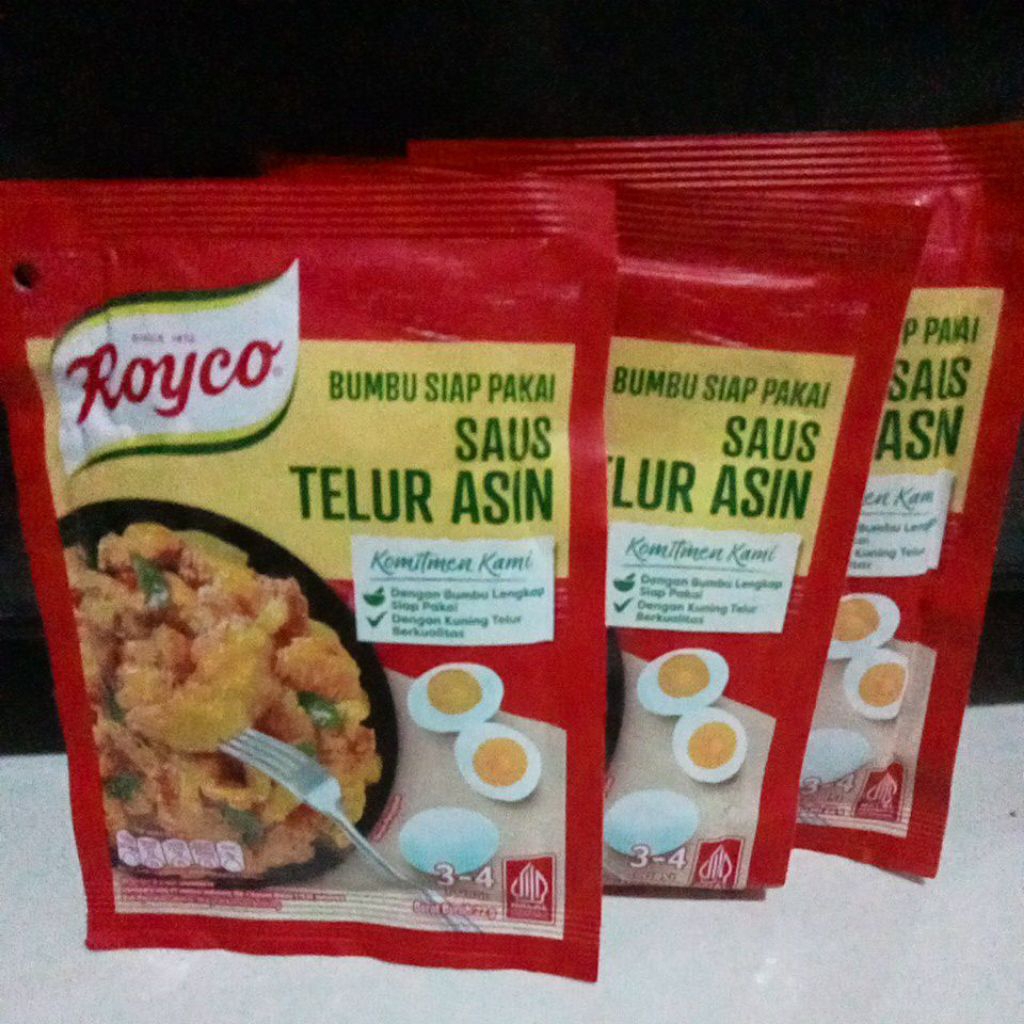 royco saus telur asin isi 3