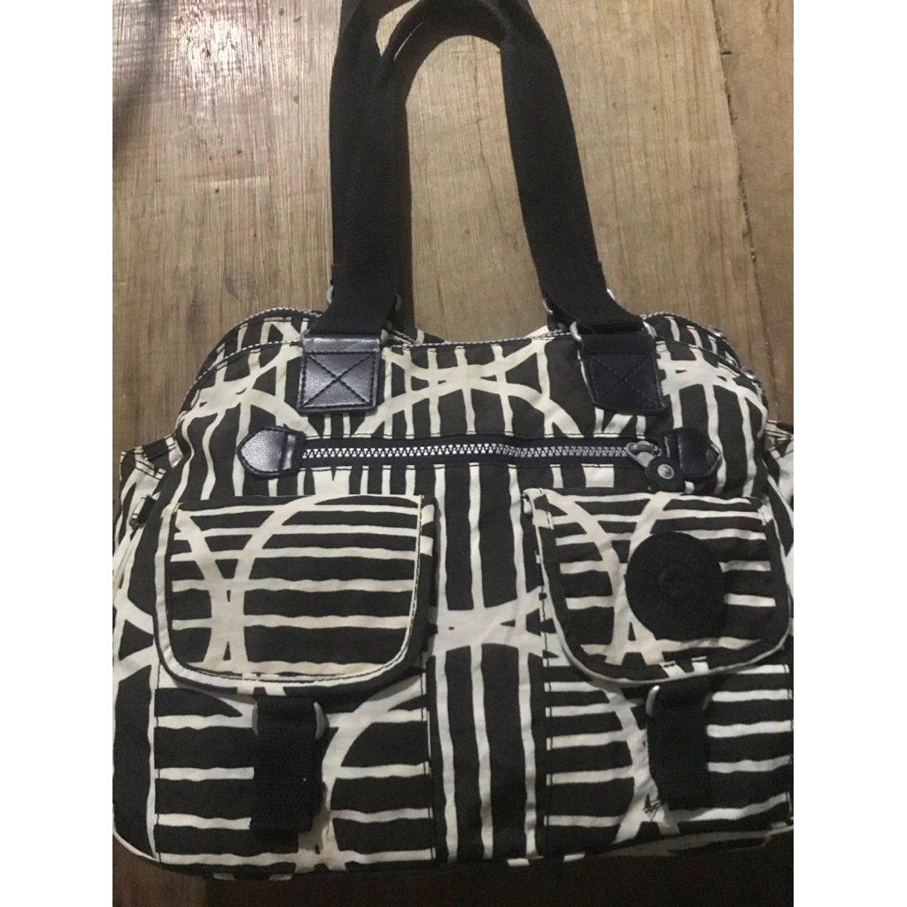 Totebag kipling 3 ruang besar original preloved