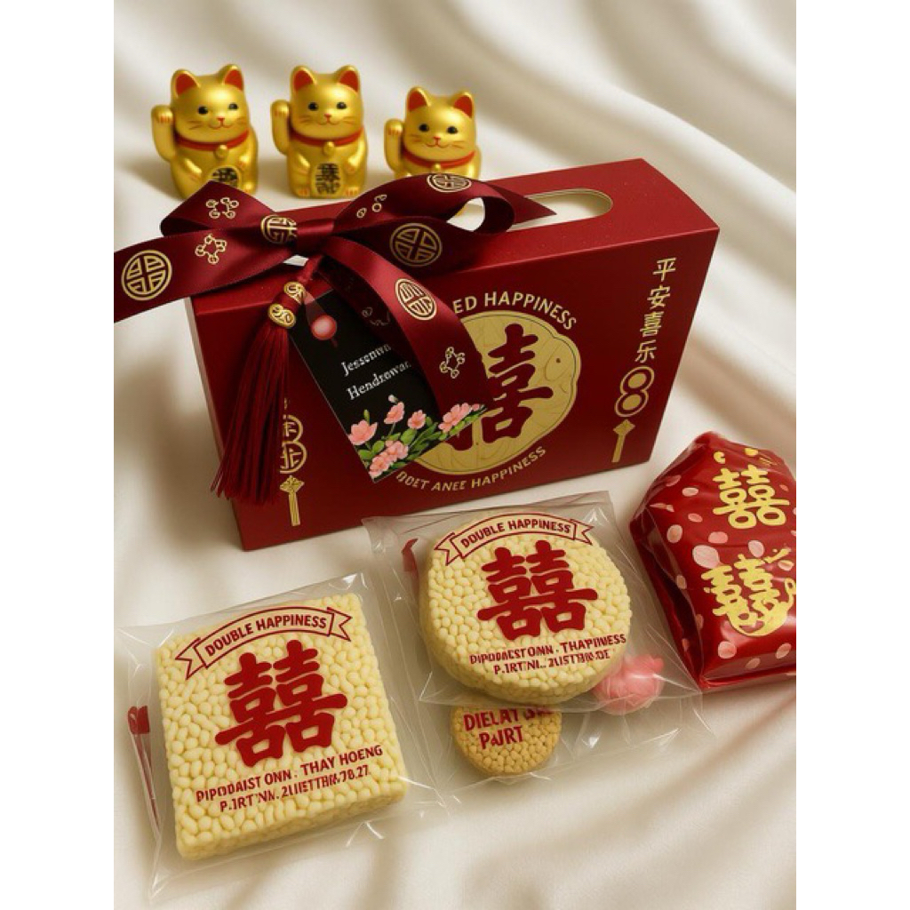 Hampers Sangjit Tingjing Lamaran / Hampers Tea Pai / Souvenir Sangjit Lamaran Chinese