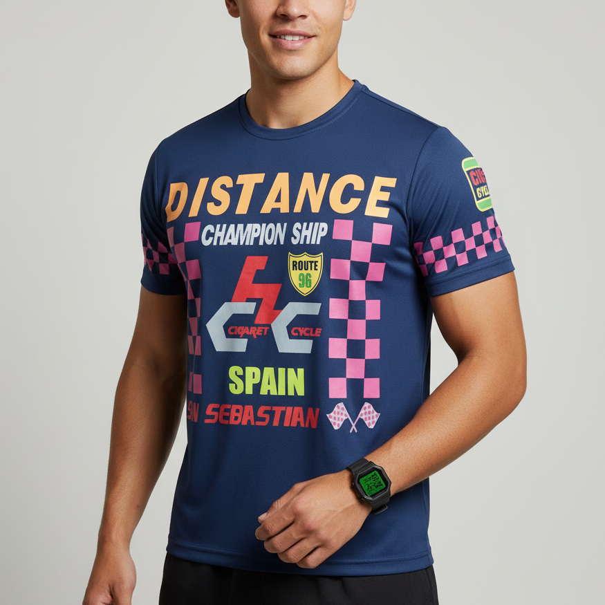 Jersey Racing Championship Kaos Olaraga Pria Size M