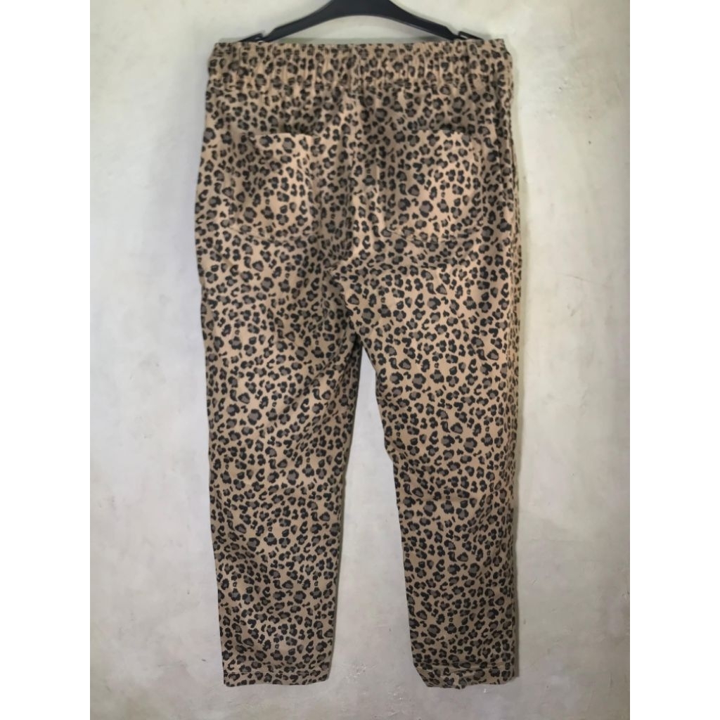 WEGO LEOPARD PRINT RELAX PANTS