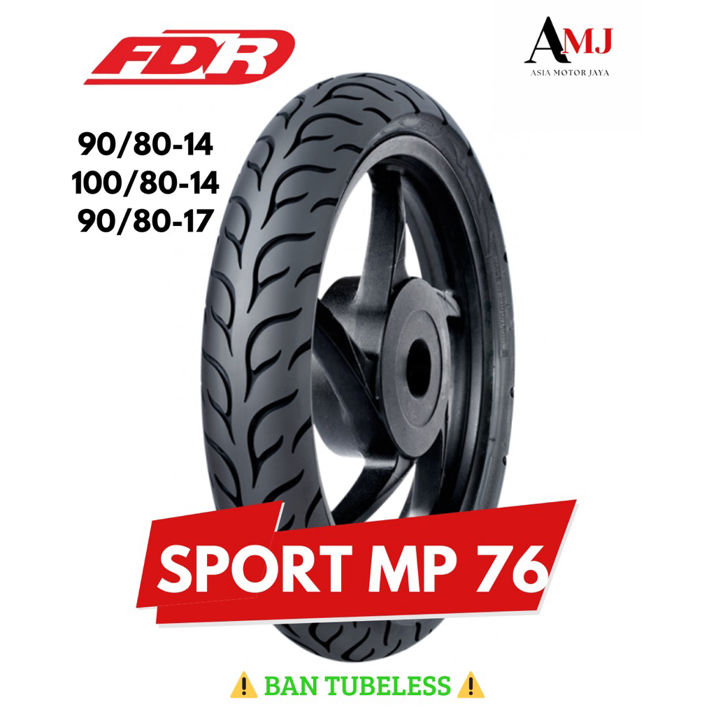 BAN LUAR MOTOR FDR MP 76 TUBELESS