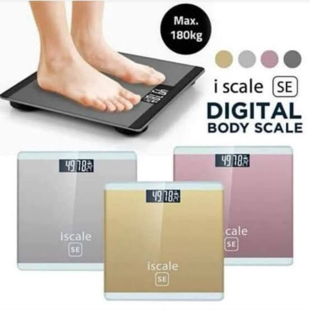 TIMBANGAN badan digital akurat free baterai