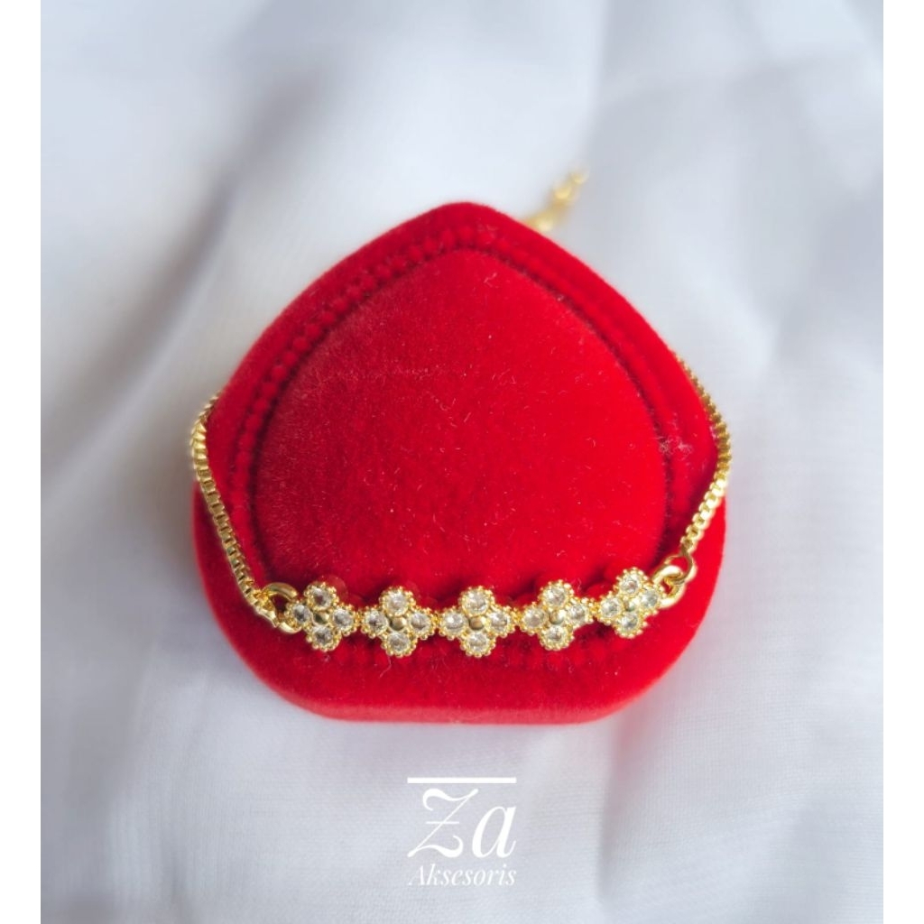 Gelang tangan serut Xuping Gold Lapis Emas Anak-anak/ Dewasa