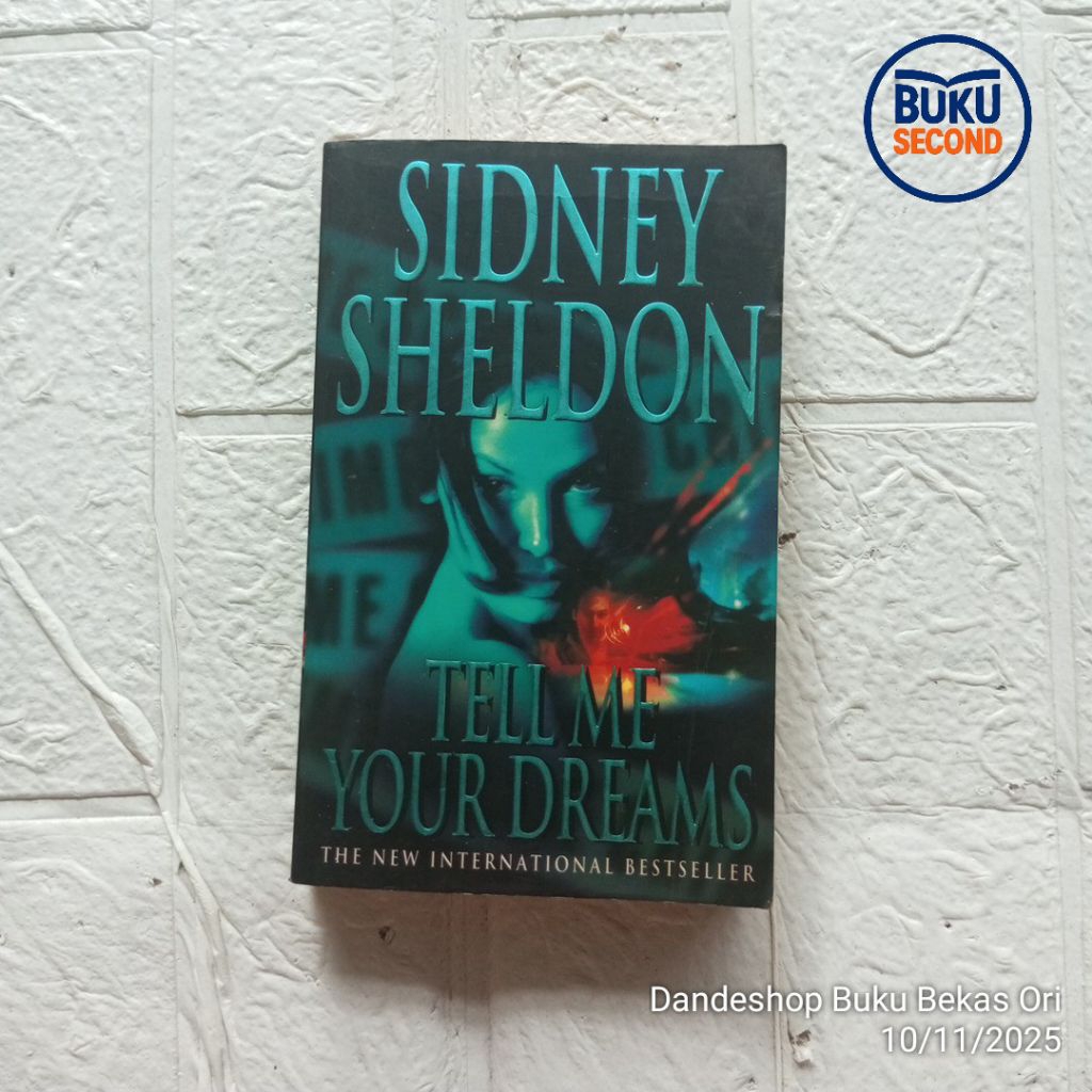 (ENGLISH) Sidney Sheldon Tell Me Your Dreams - Novel Original Bekas Preloved