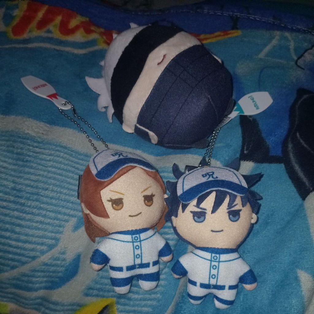 ganci dan fuwa anime jujutsu kaisen gojo, megumi dan nobara original