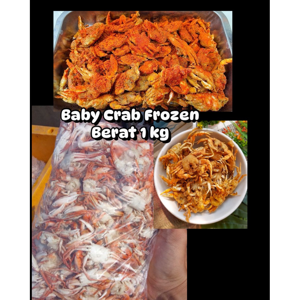 Baby crab/kepiting frozen mentah 1 kg