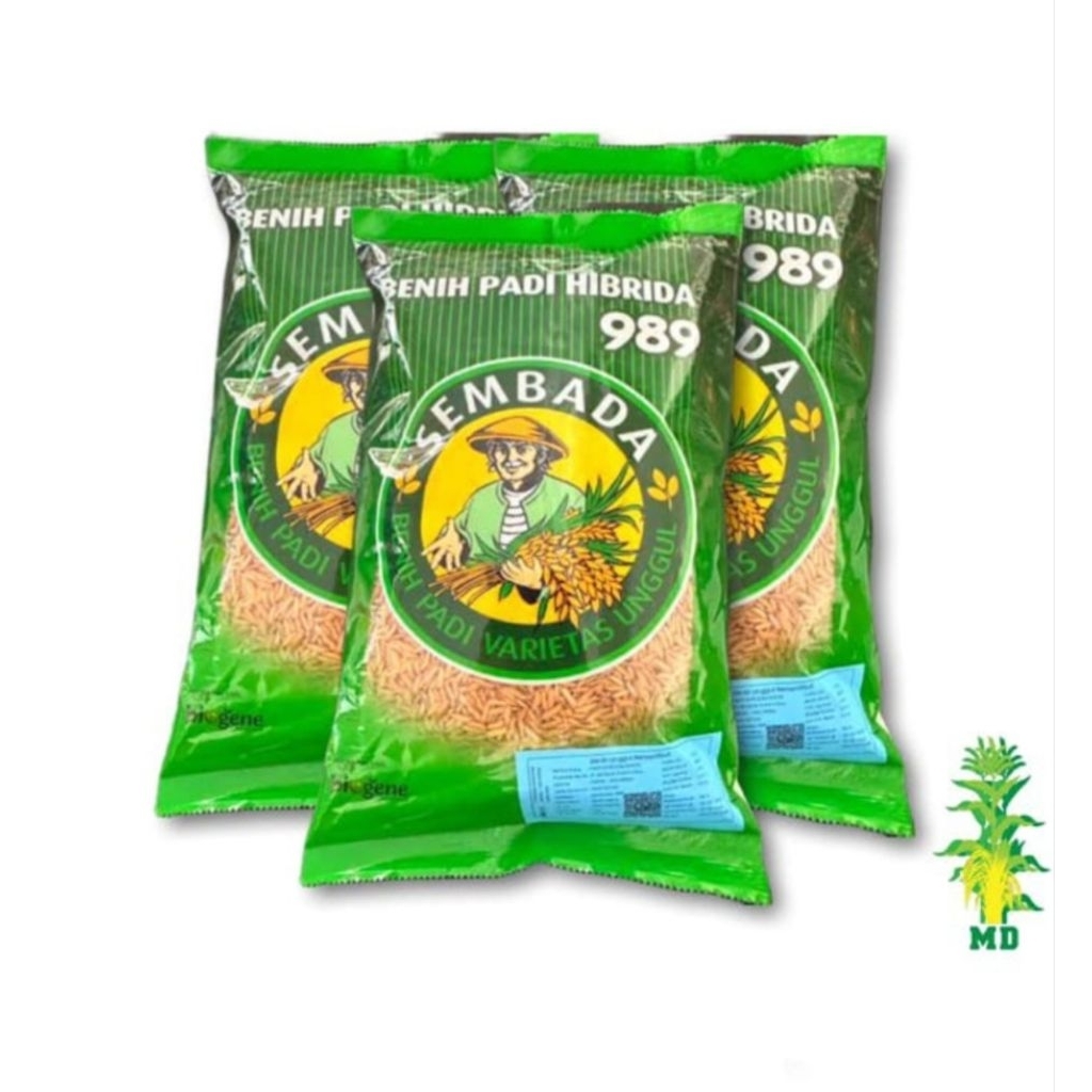 1 kg benih padi hibrida sembada 989