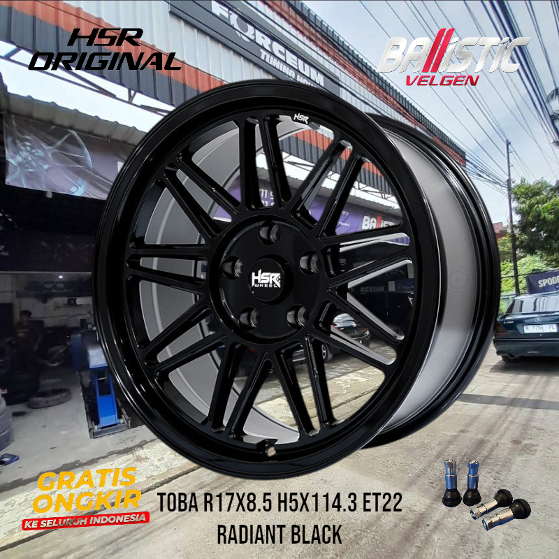 Velg Mobil Racing Terbaru HSR TOBA R17 Velg Original Mobil Alpahrd Innova Brv Terios Rush Ring 17
