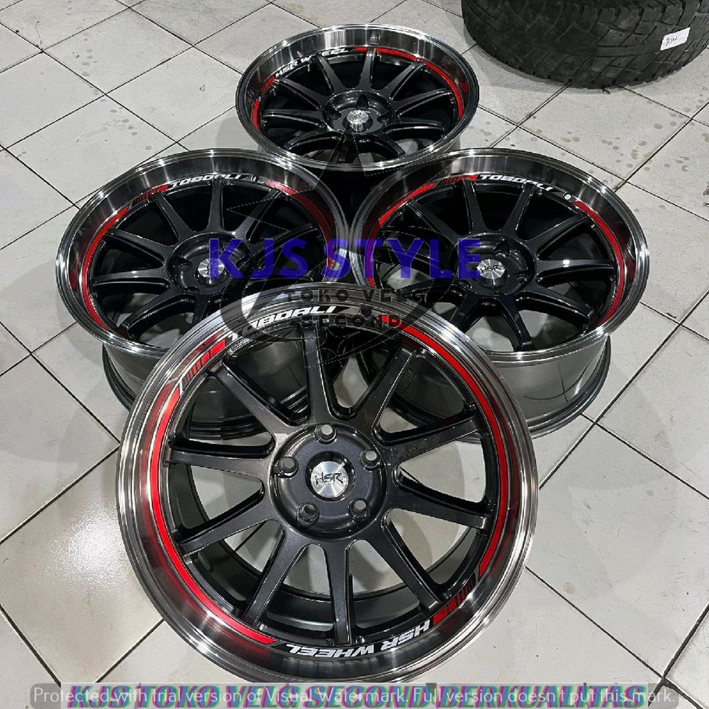 READY LAGI STOK VELG RACING SECOND CELONG MODEL HSR TOBOALI RING 18 PCD 5X114.3 COCOK UNTUK MOBIL CR