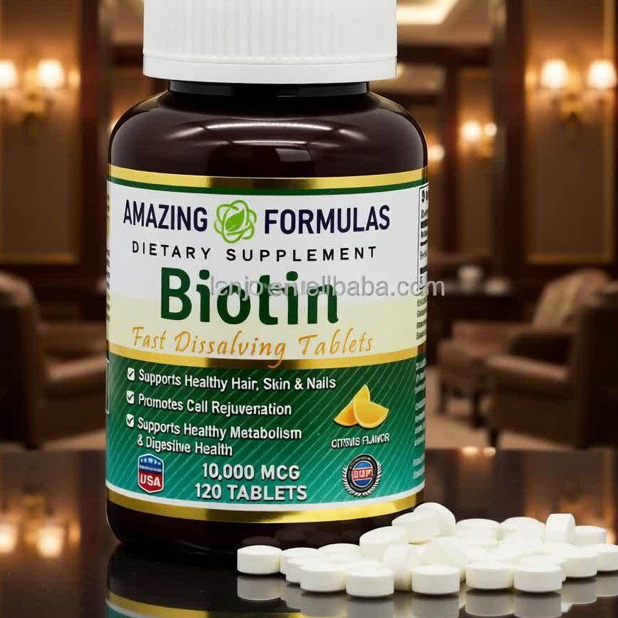 ORIGINAL Puritan Pride Biotin 10000 mcg 120 tabs Puritans Puritan's