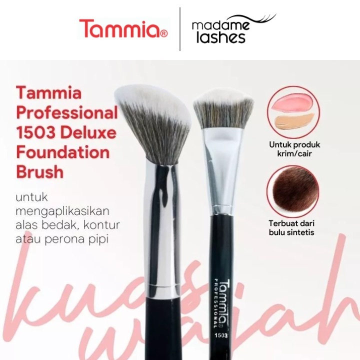 Tammia Professional 1503 Deluxe Foundation Brush / Kuas Foundation