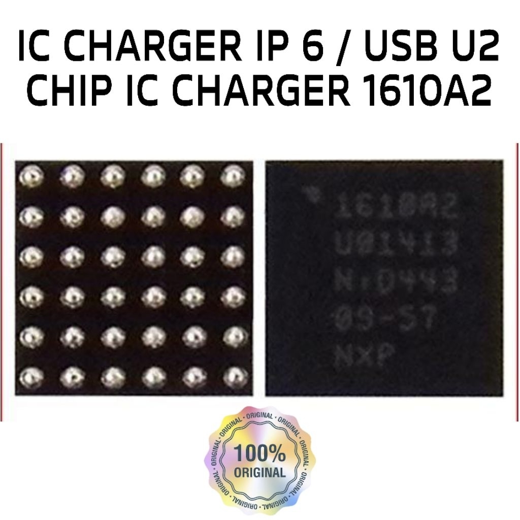 IC CHARGER IPHONE 6 USB U2 / CHIP IC CHARGER 1610A2 ORIGINAL