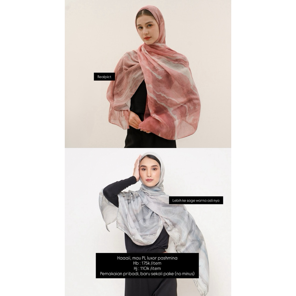 preloved luxor pashmina