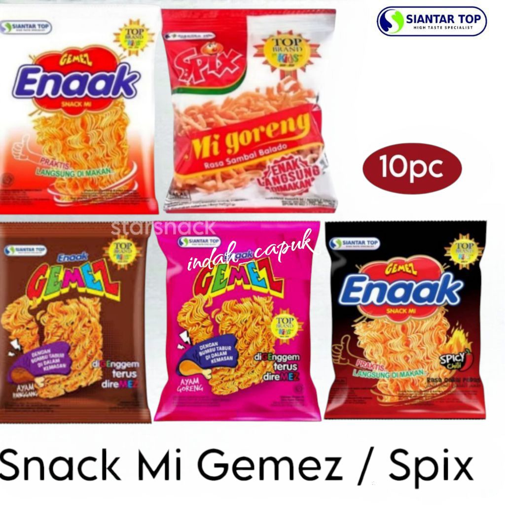 MI GORENG SIPK, MI ENAK, MI SUKI, MI GEMEZ ISI 10 BUNGKUS