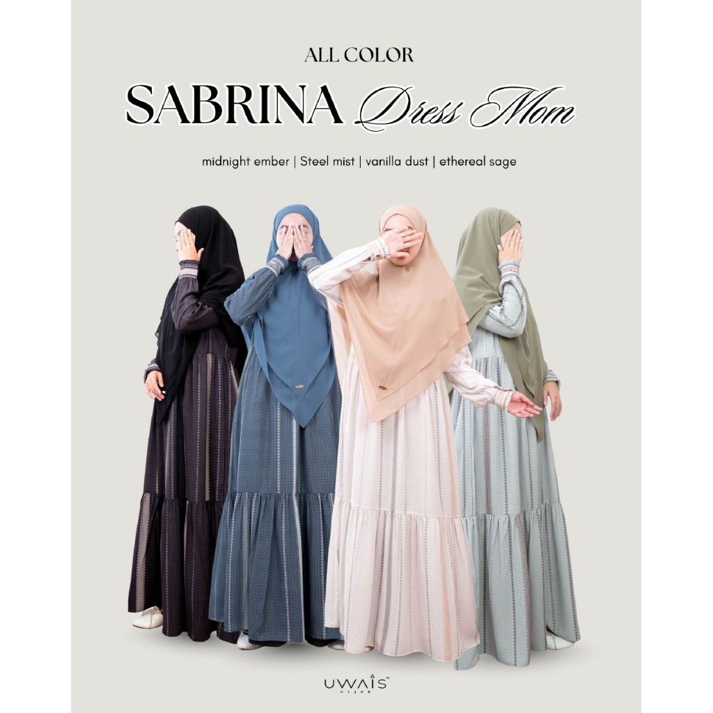 UWAIS HIJAB Sabrina Dress // Embun Jiwa Series // Family Series 2 // Sarimbit 2026