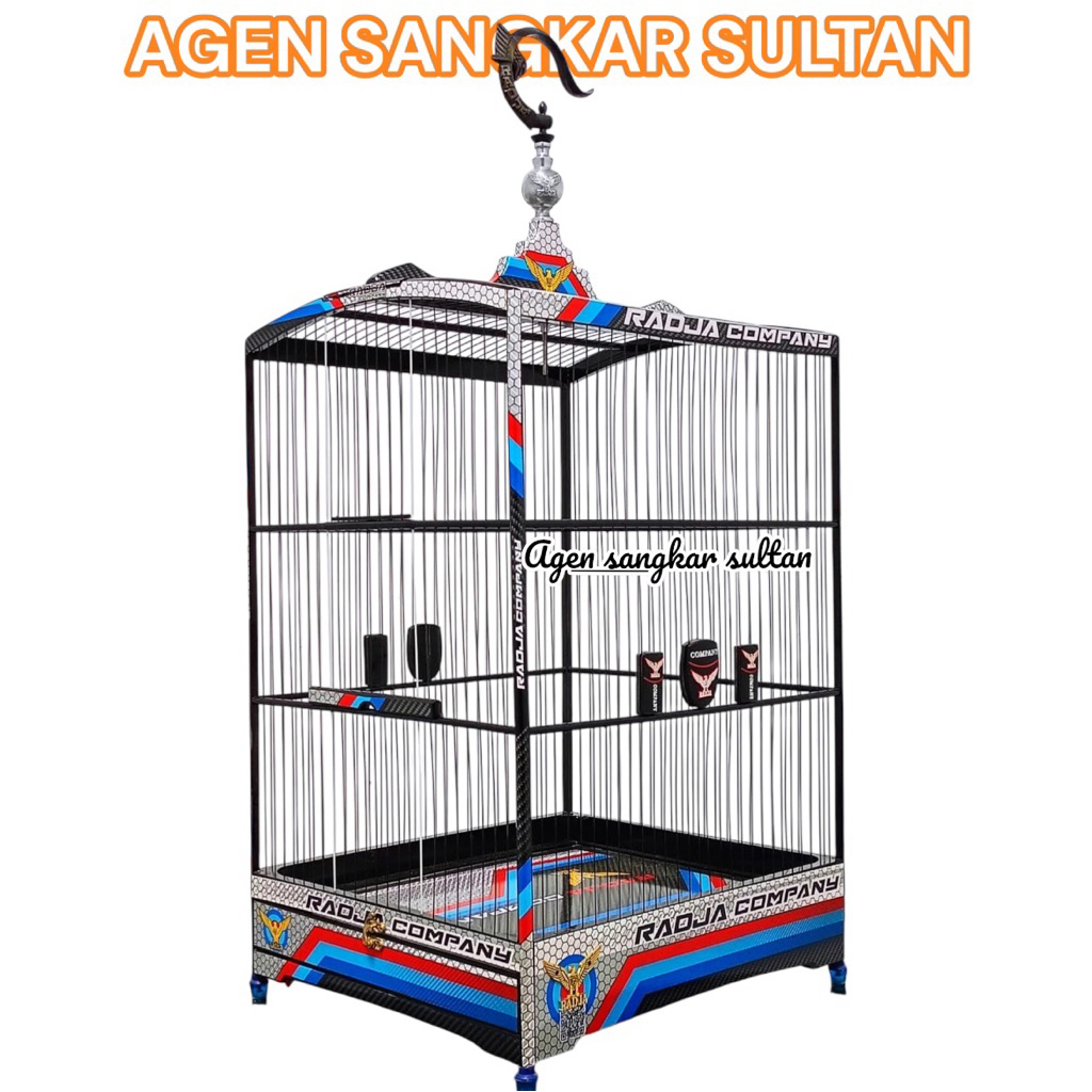 SANGKAR KANDANG RADJA KOTAK DECAL RMI