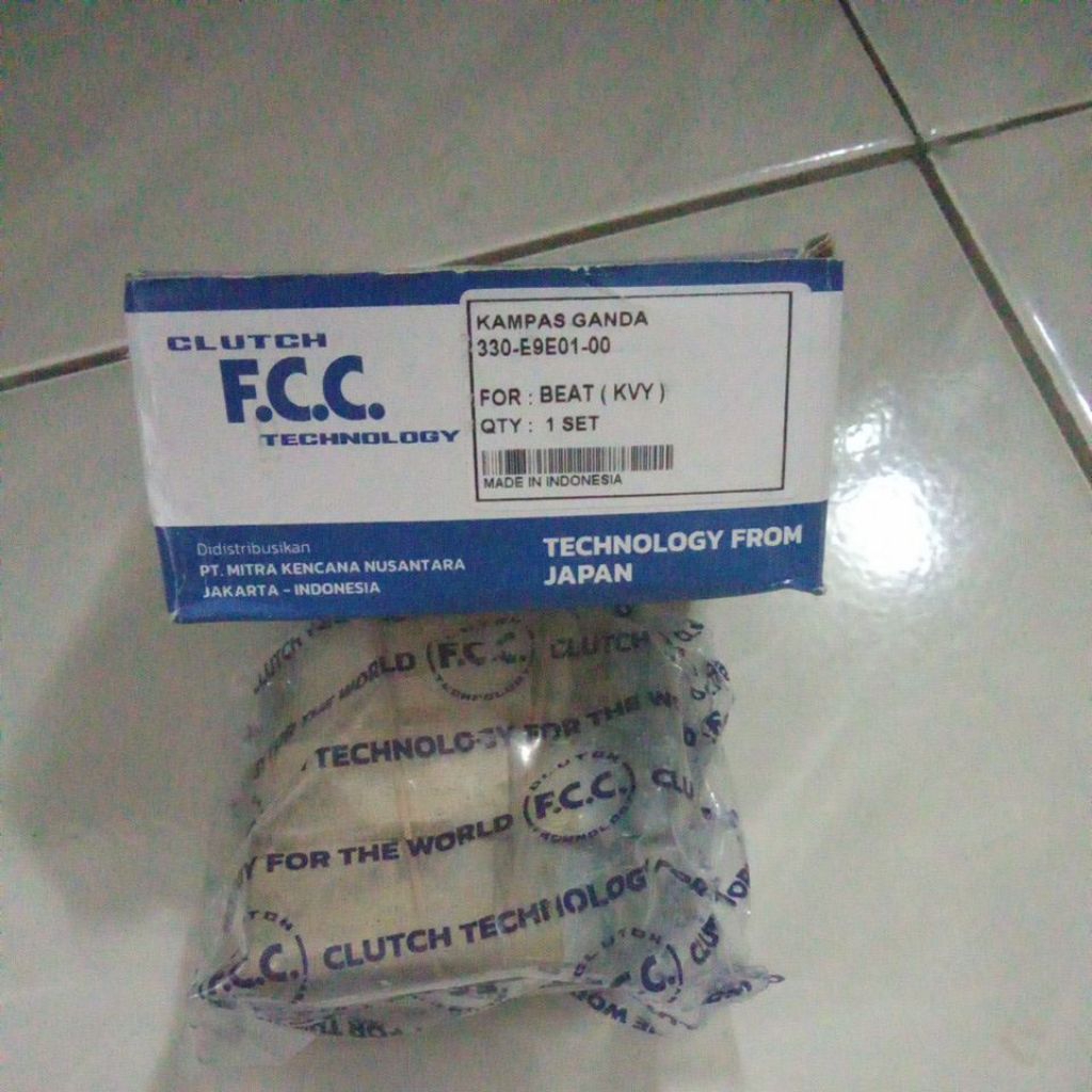 Fcc kampas ganda Beat KVY original fcc