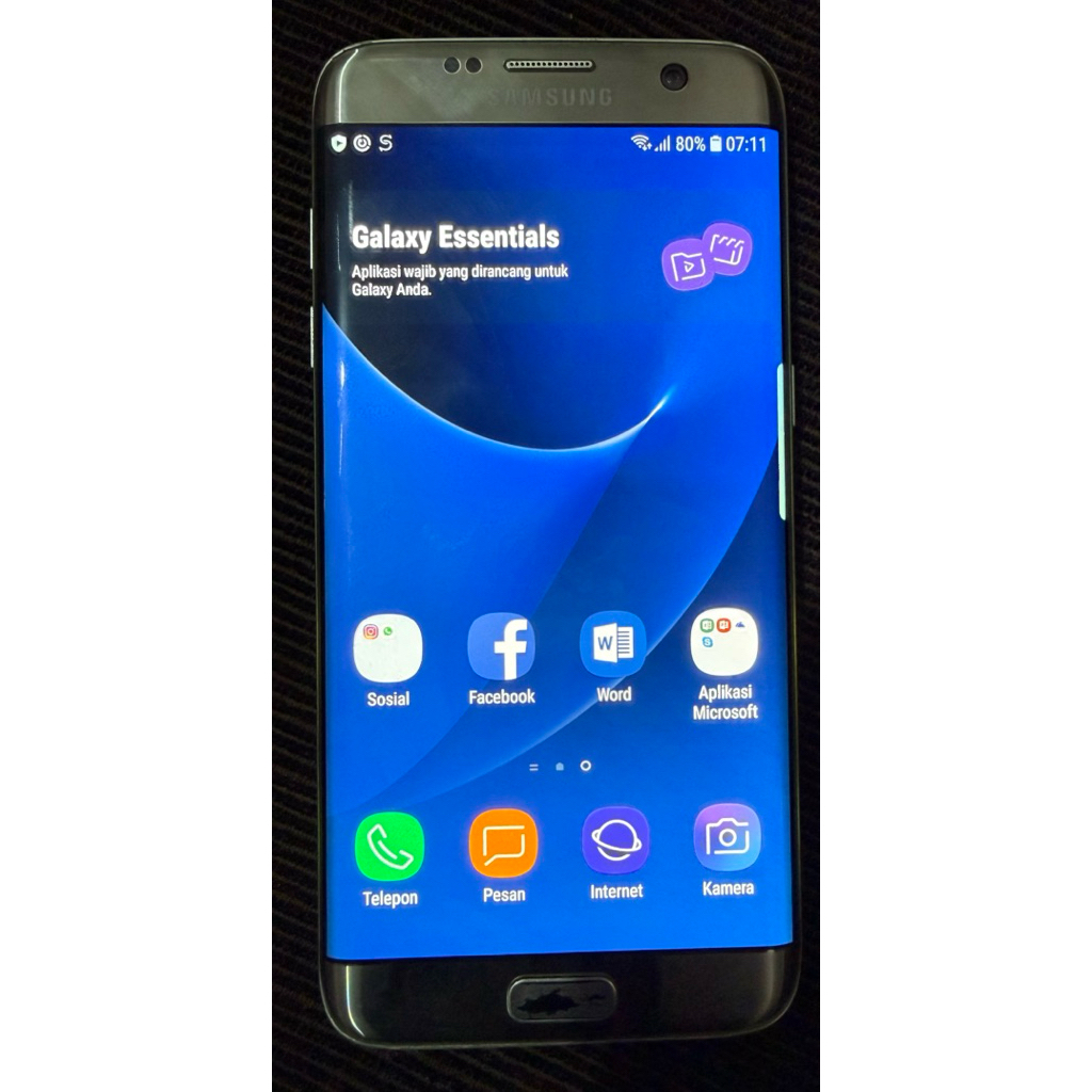 lcd touchscreen+frame samsung S7 Edge sm-G935 original original copotan