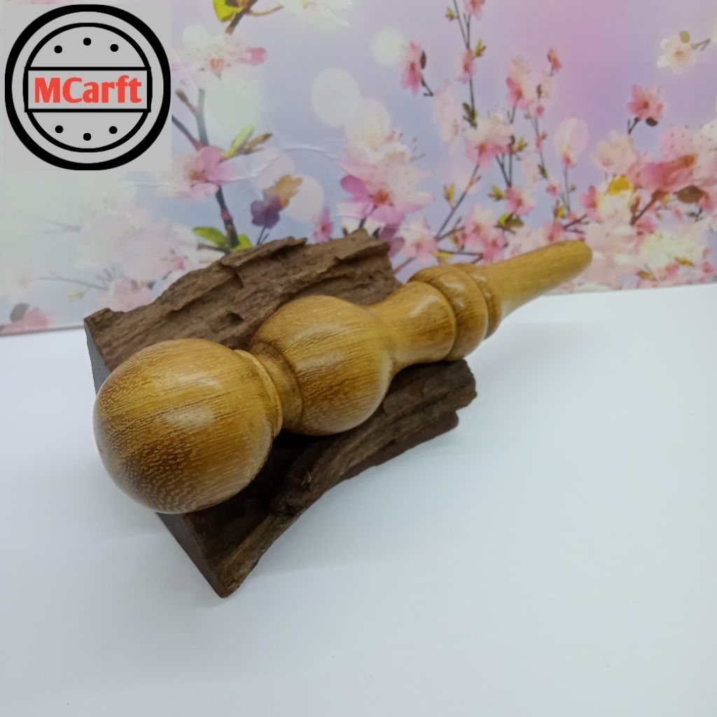 Alat pijat tradisional kayu kelor emas C340