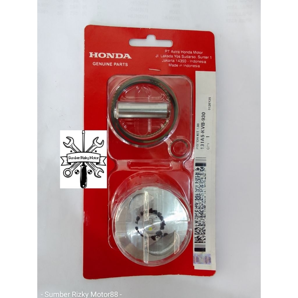 PISTON KIT KVB ,VARIO 110,VARIO TECHNO 110, ORIGINAL HGP AHM,karbu