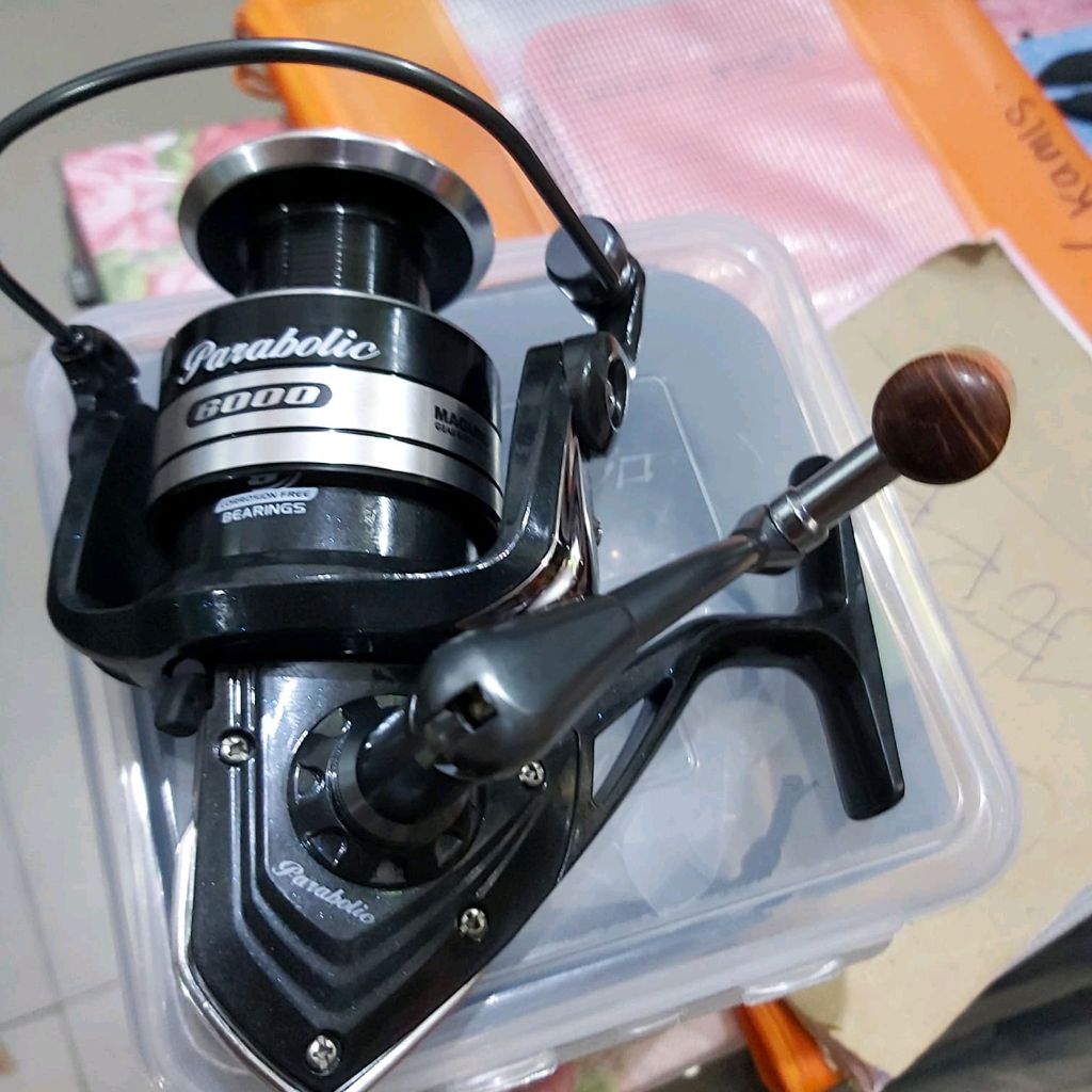 reel pancing maguro parabolic 6000 reel laut