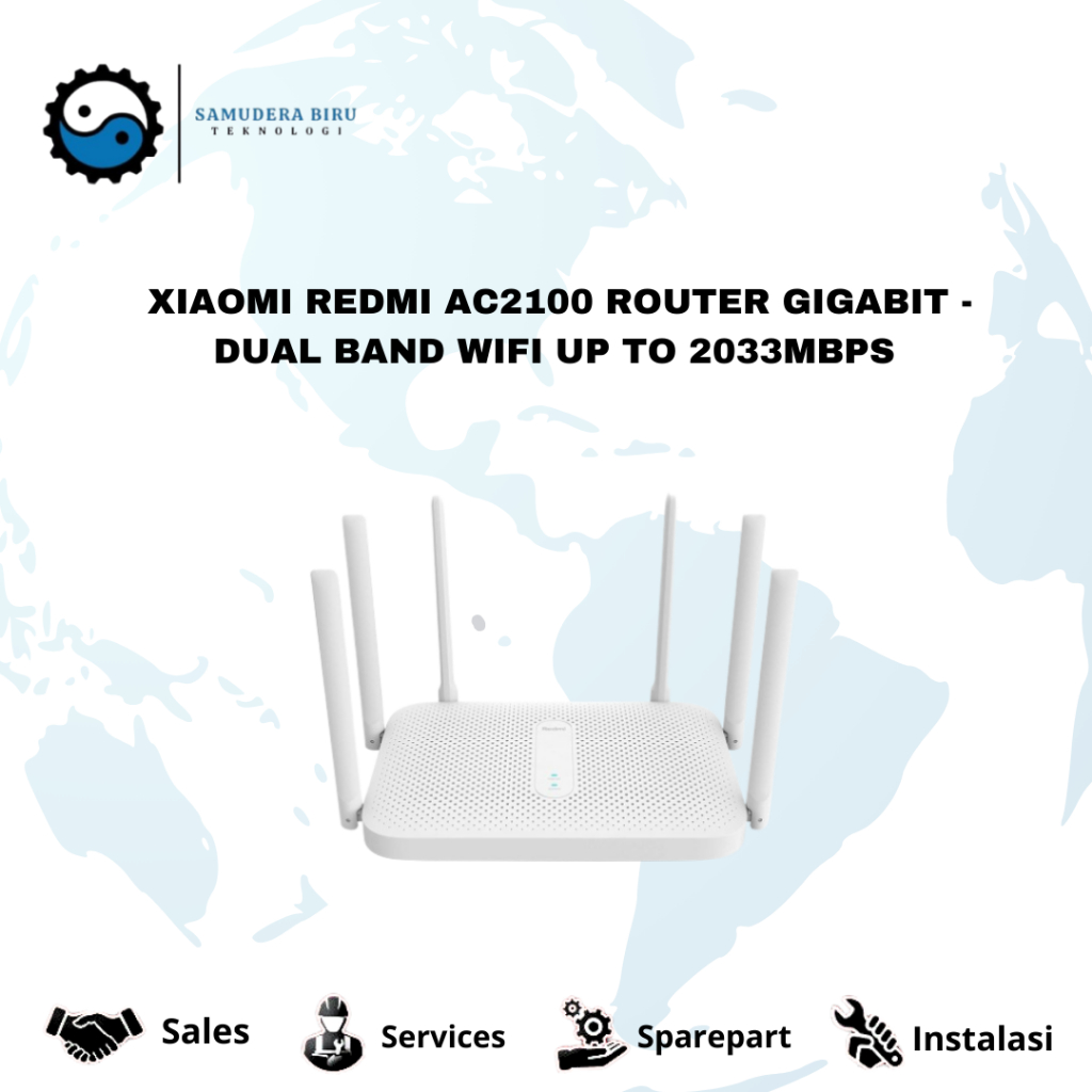 XIAOMI REDMI AC2100 ROUTER GIGABIT - DUAL BAND WIFI UP TO 2033MBPS