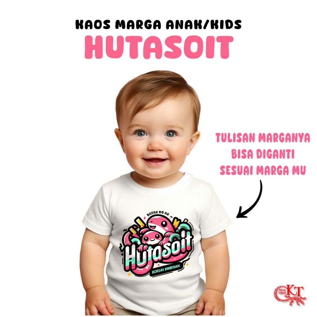 CKT Kaos Anak Marga Batak Hutasoit CKT Cok Ko Tengok Katun Combed 24s