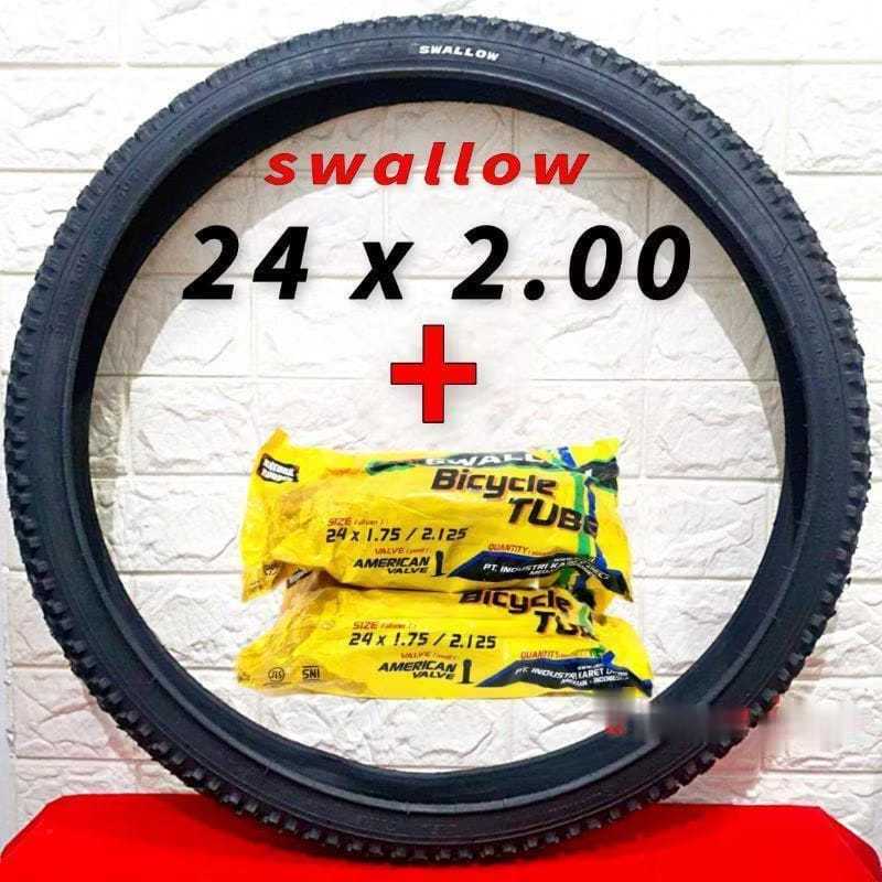 Ban luar dalam Sepeda 24x2.00 Swallow 24 x 2.00 MTB dan lainnya