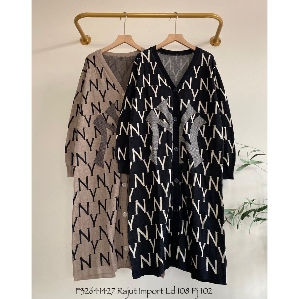 Real pic ORIGINAL dan TERMURAH Long cardi Jumbo Rajut tebal PREMIUM / Cardigan Rajut tebal PREMIUM /