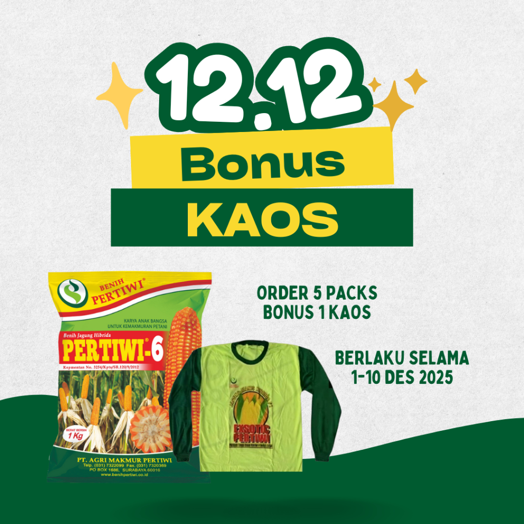 Benih Pertiwi - Benih Jagung Pertiwi 6 (1 Kg)
