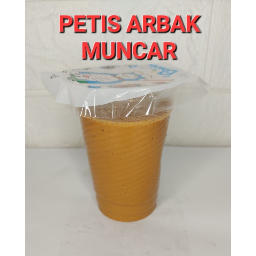 PETIS ARBAK MUNCAR, CUP MANIS