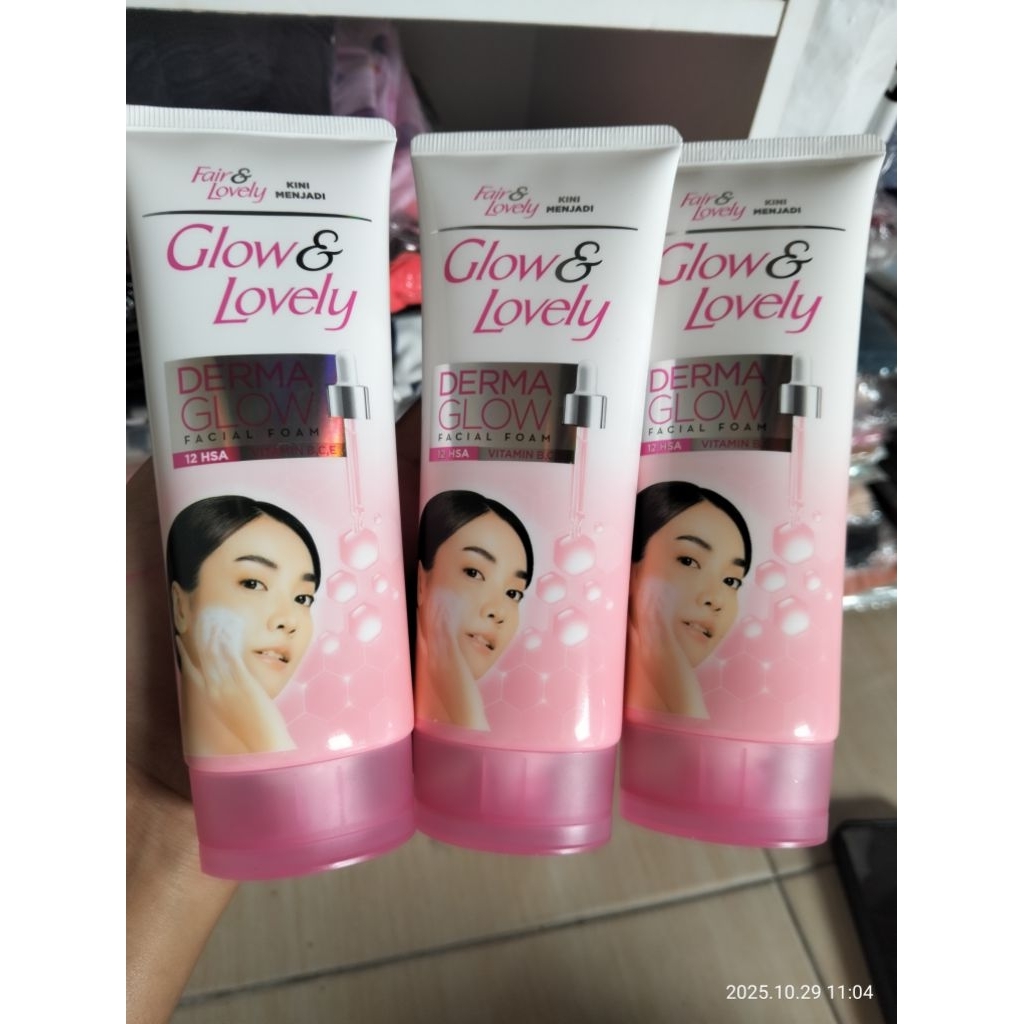Fair & lovely Facial foam 100gr ||g glow & lovely cuci muka 100gr