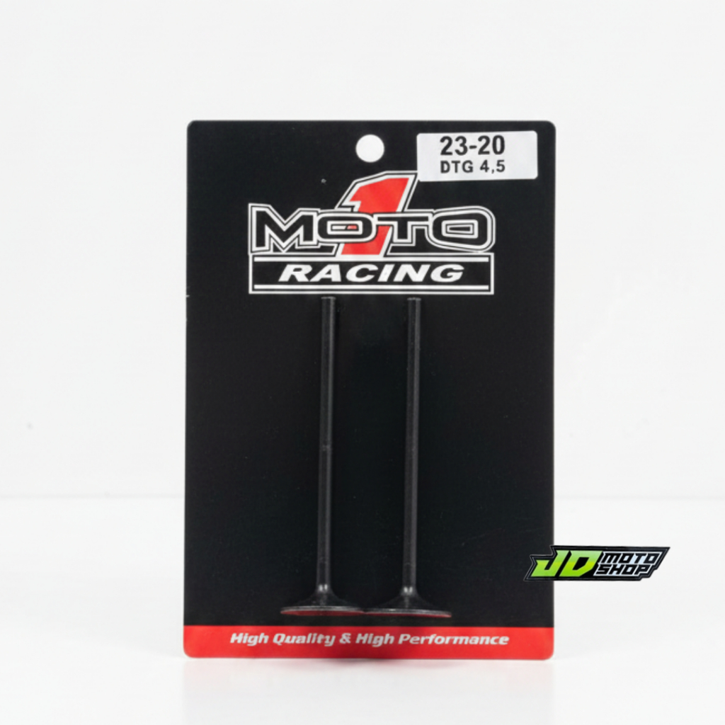 MOTO1 RACING KLEP 23 20 20 23 BATANG 4,5 MM VALVE KLEP 23/20 20/23 BATANG 4,5MM MOTO 1 RACING