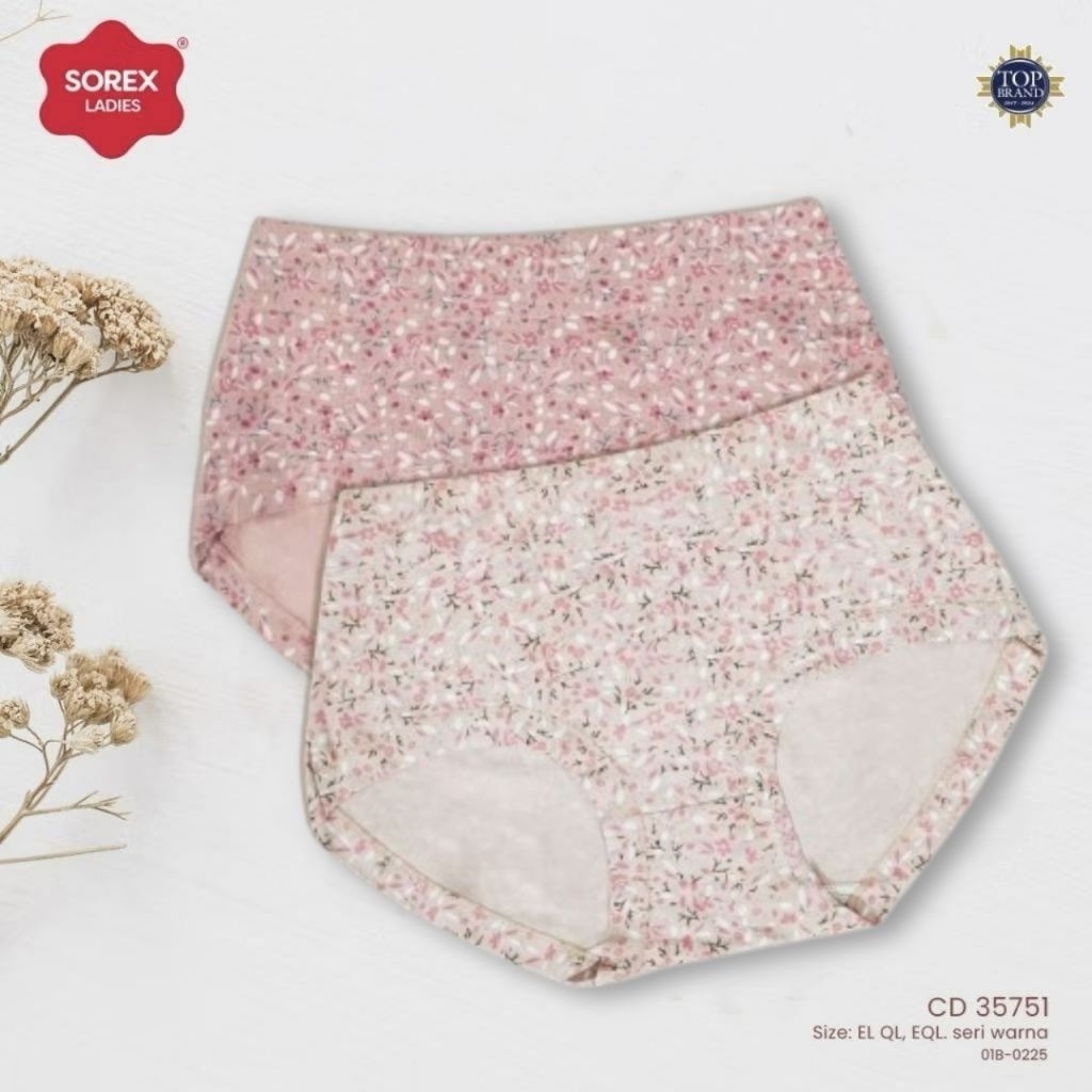 CD Wanita SOREX 35751 MAXI Motif Bunga / Celana Dalam Cewek Sorex