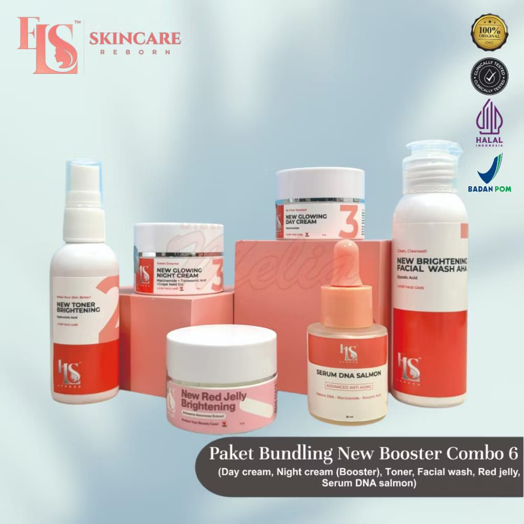 LS SKINCARE PAKET NEW GLOWING BOOSTER