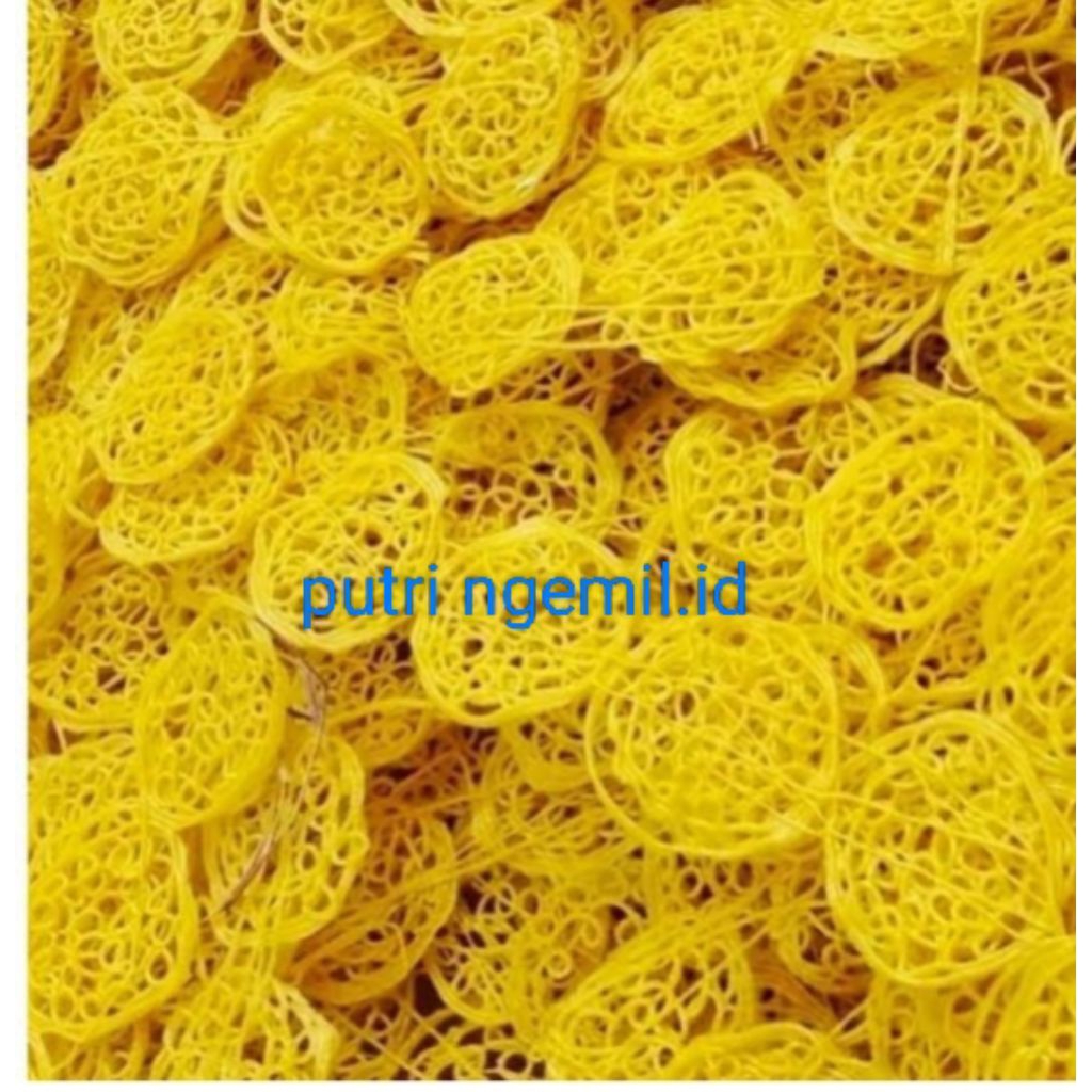 kerupuk mie kuning mentah