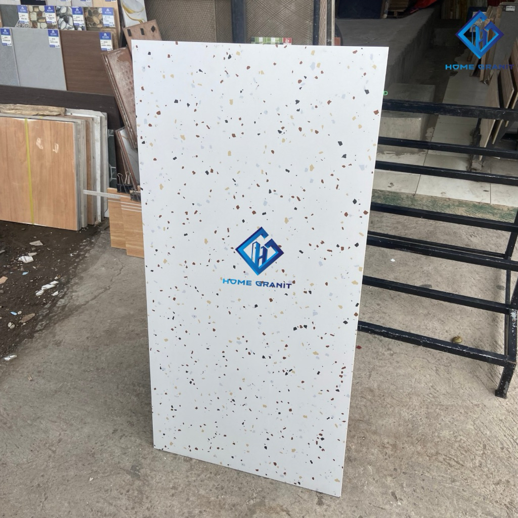 Granite Lantai 60x120 Terazzo White | Garuda | Matt