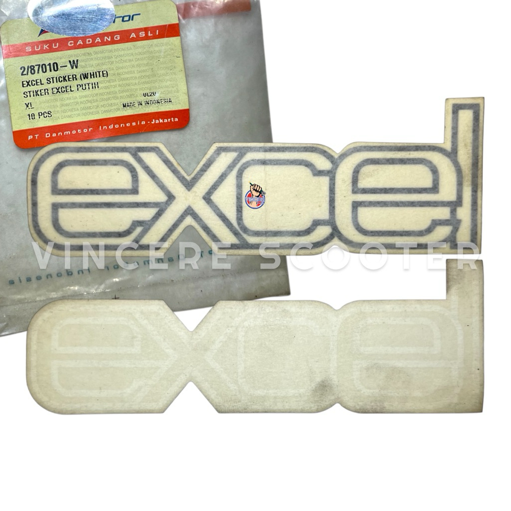 Stiker Emblem Tepong Samping Danmotor Vespa Excel