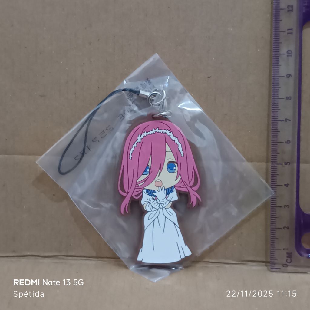 Rubber Strap Gotoubun no Hanayome - Nakano Miku Ichiban Kuji Movie: The Quintessential Quintuplets: 