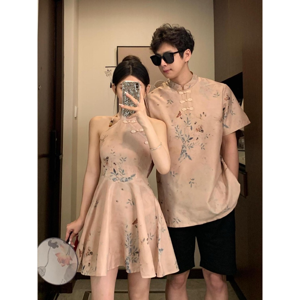 [DDU] Chinese Chongsam Style Couple Set Qipao Set Couple