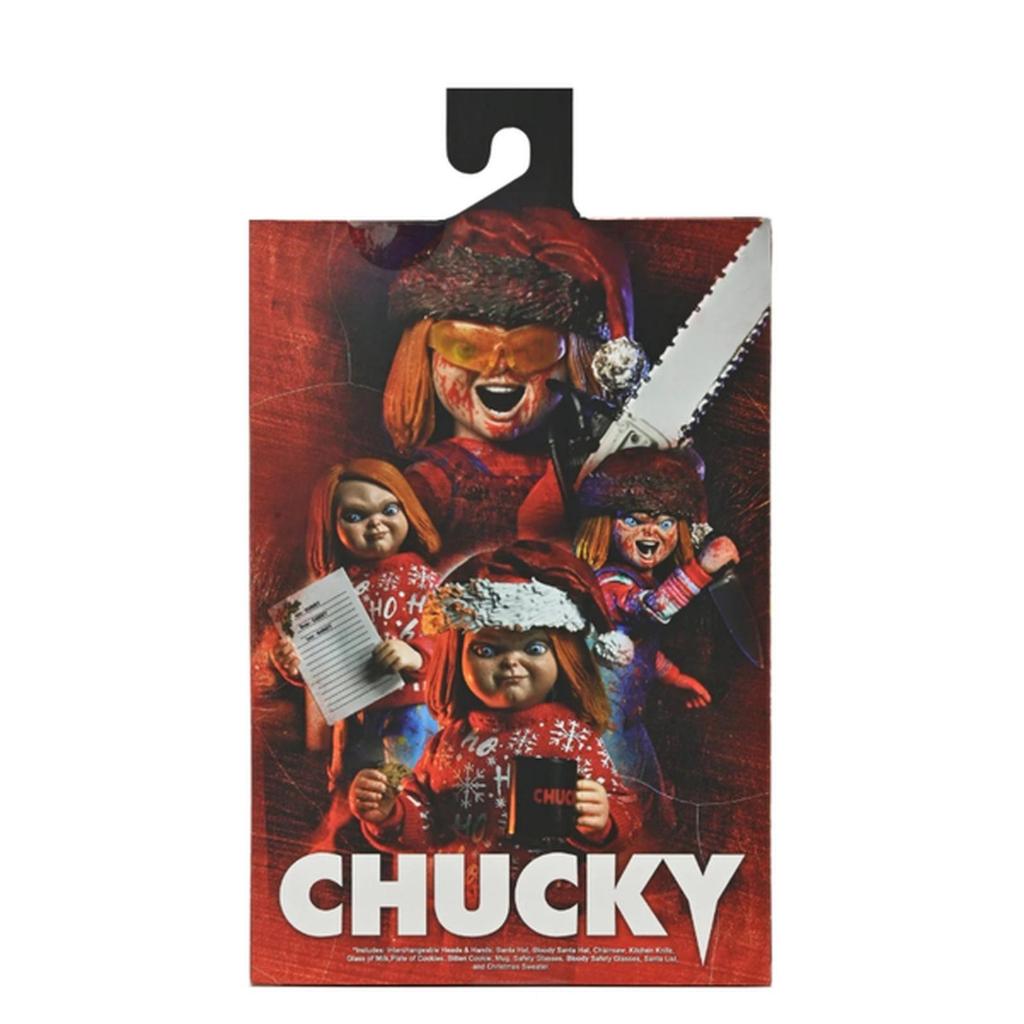 NECA Chucky Holiday Ultimate Edition Figure Horror Horor Saw Boneka Hantu Jigsaw Christmas Natal